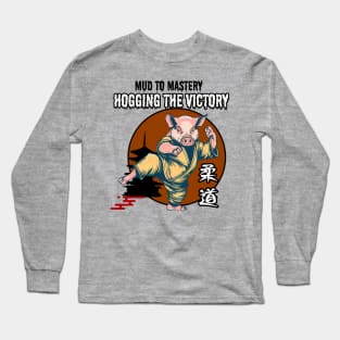 Judo pig Long Sleeve T-Shirt